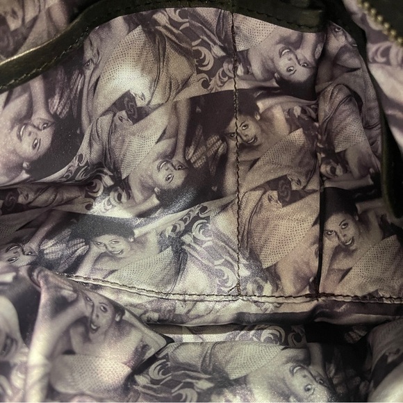 Junior Drake Breanna Satchel Clutch Shoulder Bag Black Leather Silver Hardware - Picture 7 of 16